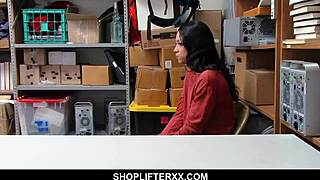 damn, cute teen 18+ caught stealing sucks mall cop!