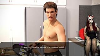 Kate, 30, stars in a rough interracial threesome with intense blowjob action at work.