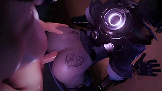 3D animated spa visit with anal sex