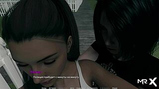 wife takes cock in ass in actinglessons game scene.