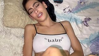 my step sister lost a bet and sucked me off after