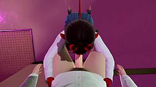 Meruccubus gets sucked off after studying in this 3d hentai uncensored sfm