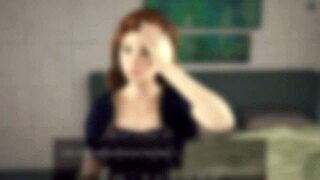 she begged me to make her cum in 3d hentai! 😲