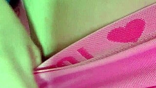 How does this pornstar handle such a massive cock during massage?