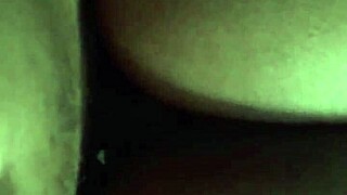 Young Ebony Amateur Bounces On Massive Black Cock