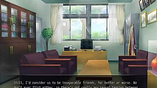 in commander babes ep1, jun loses her virginity to me in this hentai game.