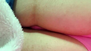 How does this pornstar handle such a massive cock during massage?