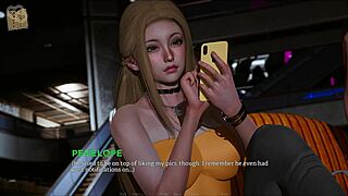 Big-boobed anime girls in sexy outfits in Eternum 210 game