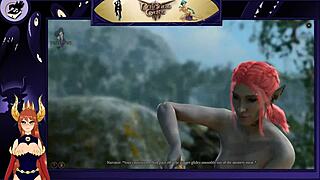 i'm lex in baldurs gate 3, exploring lewd adventures with big tits.