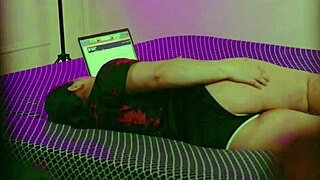 Caught My Stepdad Watching Me, BBW Gives Blowjob and Gets Cum Load from Him