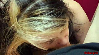 Sloppy Blowjob With Spitting And Handjob In Studio