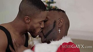 Grinch who stole inhibitions in christmas gay bareback kissing scene