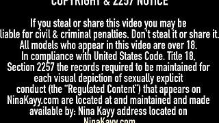 Nina Kayy’s big tits devour a massive hard dick! 💦