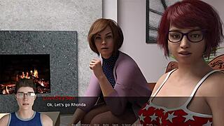 Hot milf in 3D cartoon Feet fetish scene