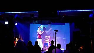 Watch this public milk pumping show