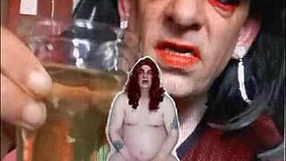 Bisexual Sissy Male Exposed While Swallowing Pee