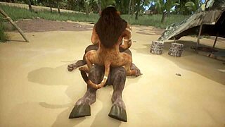 Does the Minotaur Fuck the Lion and Cum in His Mouth?