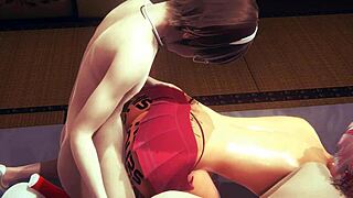 three femboys feel intense creampie pleasure