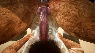 Does the Minotaur Fuck the Lion and Cum in His Mouth?