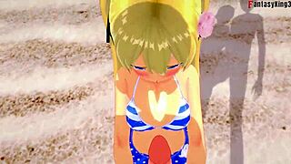 Marie Rose Bikini Fucking on the Beach Free POV DOA Full Fantasy