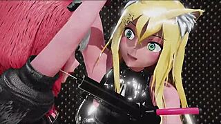 Return to lewd futanari with big tits and ass