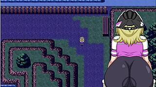 Losing Race Blonde Flashes Big Tits To Guy On Street Part 2