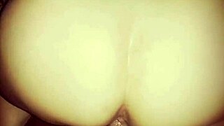 Beautiful wife with a big ass in hot action with an amateur husband