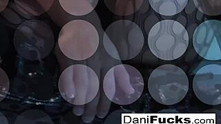 Sexy Dani Daniels masturbates her pussy