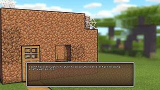 Giving our girl a golden bikini in hornycraft parody