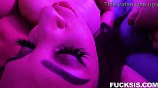 Horny teen gives blowjob POV