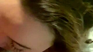 Late night blowjob on porch!