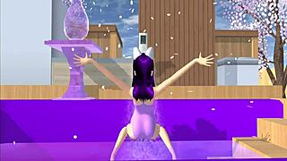 Wow, pov cartoon fox girl in crossdressing bikini dances solo on your lap in hentai!