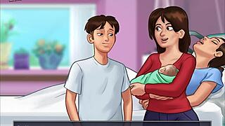 Summertime Saga Episode 243 Featuring Fucking with Monster Cock and Small Tits