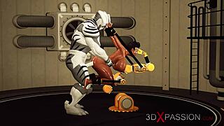 Ebony Beauty Bent Over For Missionary And Oral