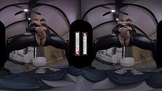 Vrcosplayx Black Widow Titty Fucks And Rides Monster Cock