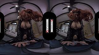 Vrcosplayx Black Widow Titty Fucks And Rides Monster Cock