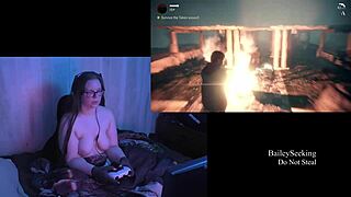 Naked Alan Wake Playthrough Part 7 With Brunette BBW