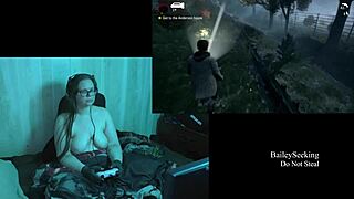 Naked Alan Wake Playthrough Part 7 With Brunette BBW