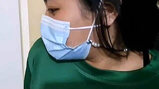 Asian driver girl trades quick fuck for cash tip