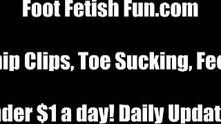 Young feet to worship: A POV experience of foot fetish and oral sex