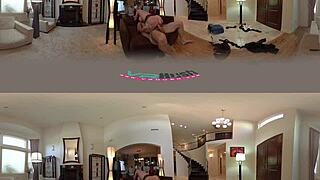 nikki gives a raise in voyeur vr experience