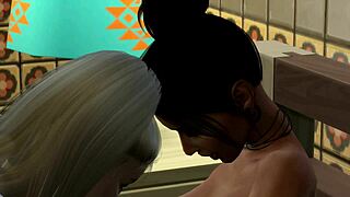 Ebony Lesbians Masturbate And Fuck With Footjob