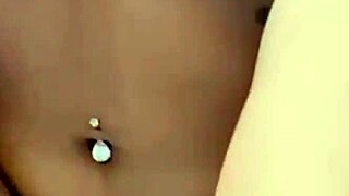 Beautiful young brunette experiences intense pussy orgasms