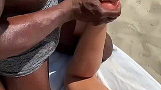 Hot French brunette getting fucked by big black cock.