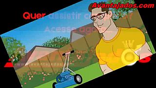 Gay cartoon action with Brazilian flair, so hot! 🔥