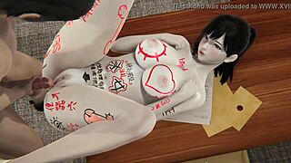 又一个饥渴宝贝在3D卡通中内射