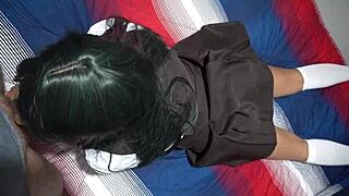 Horny Teacher Seduces Latina Student for Sex and Better Grades