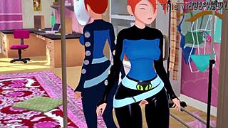 Gwen Tennyson grown, banging in mirror fantasy vid 😈