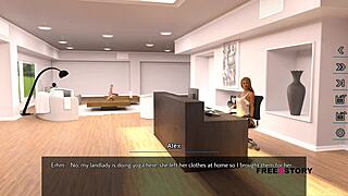 dreams of desire - alex spying latisha while she was changing her dress