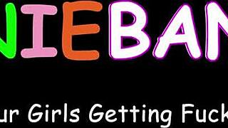 whoa, naughty teen tricks guy into licking her tight pussy! 😜